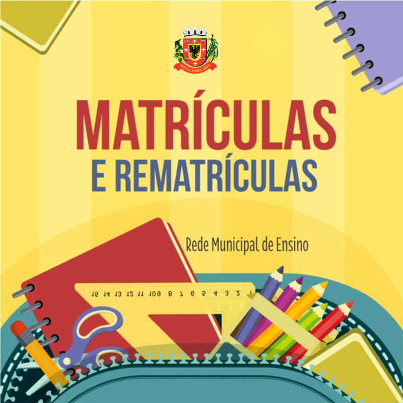 Matrículas e Rematrículas vão até o dia 30 de dezembro